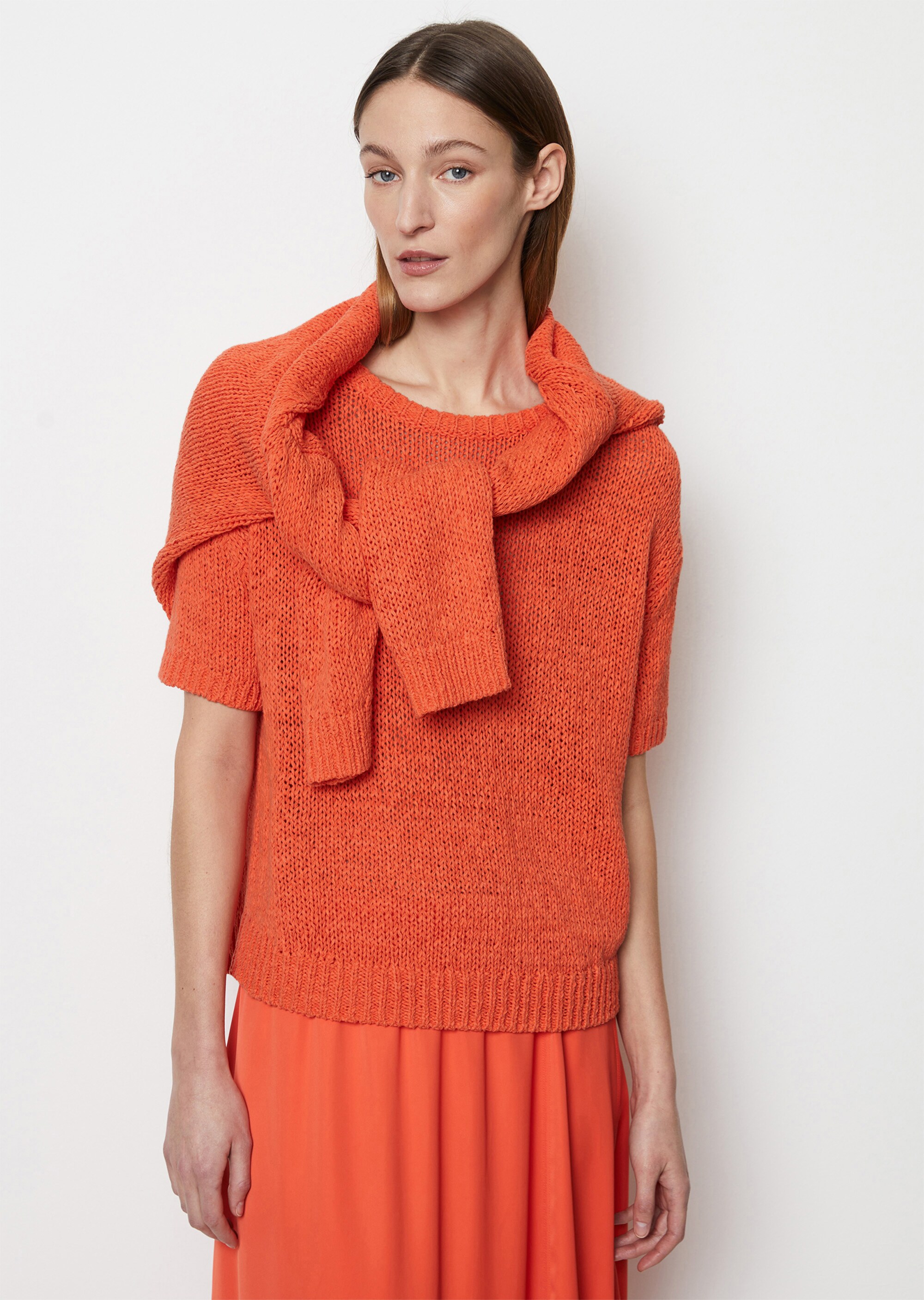 Kurzarm-Pullover looseaus Organic Cotton-Mix