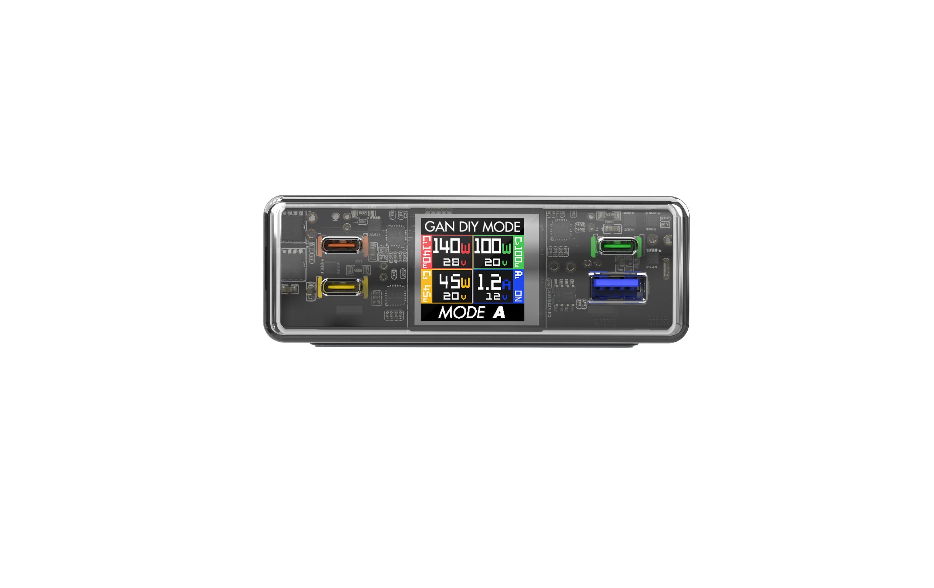 Ladestation Lucid GaN DIY MODE 300 W<br>Universelle Ladestation mit drei Leistungsstufen