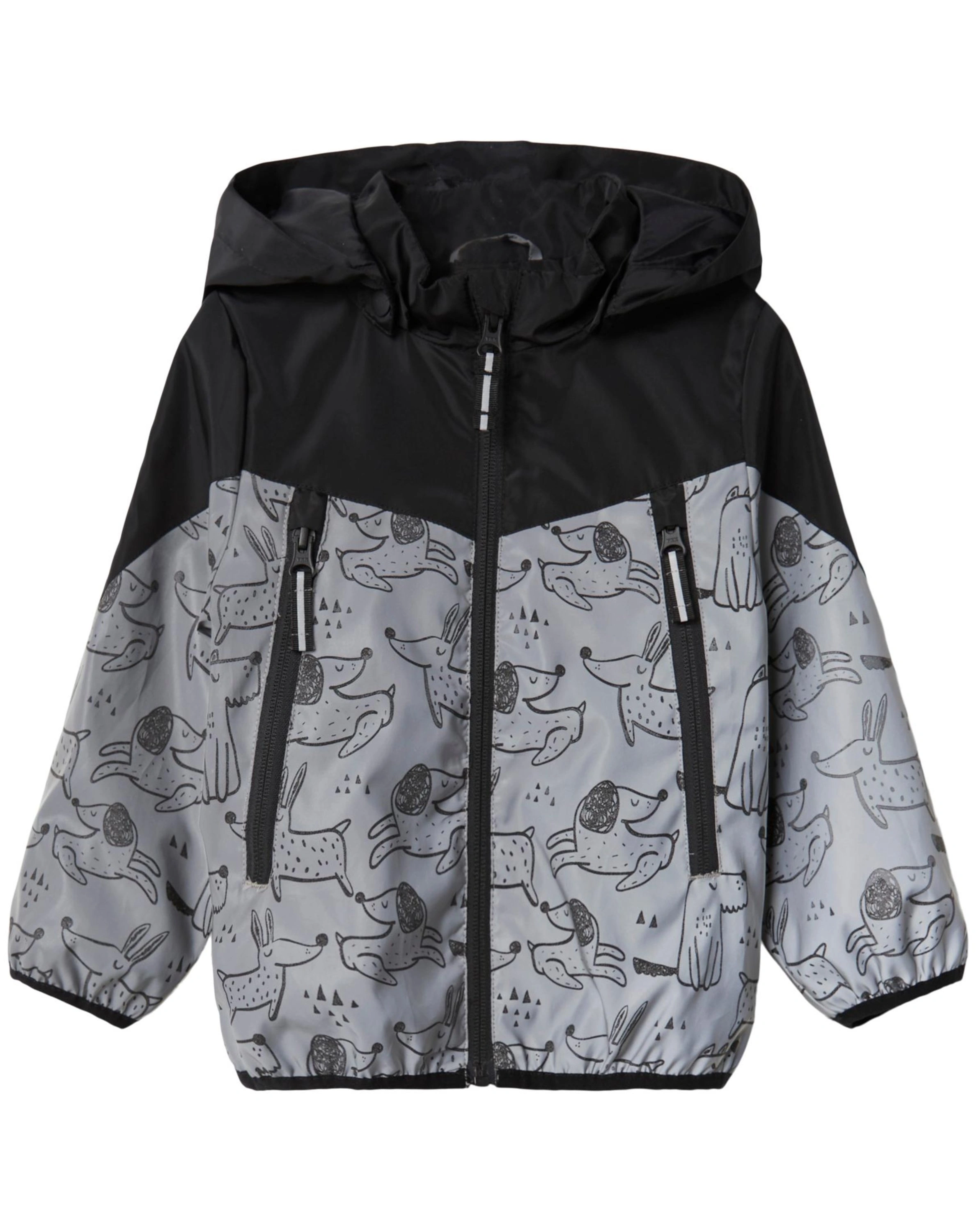 Jacke NMMMIKKI REFLECTIVE in black