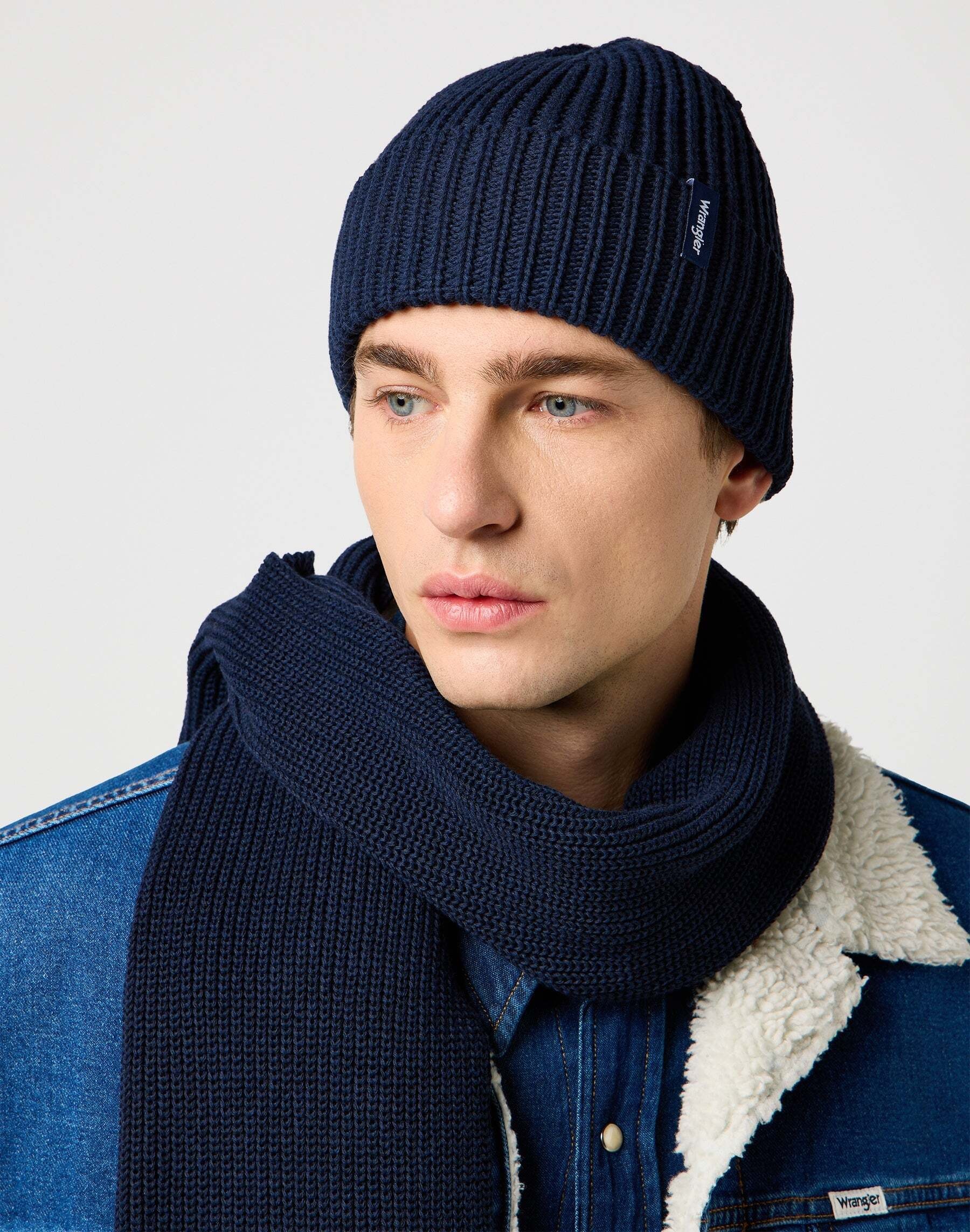 Wrangler Schal »WRANGLER Gürtel Scarf Beanie Set«