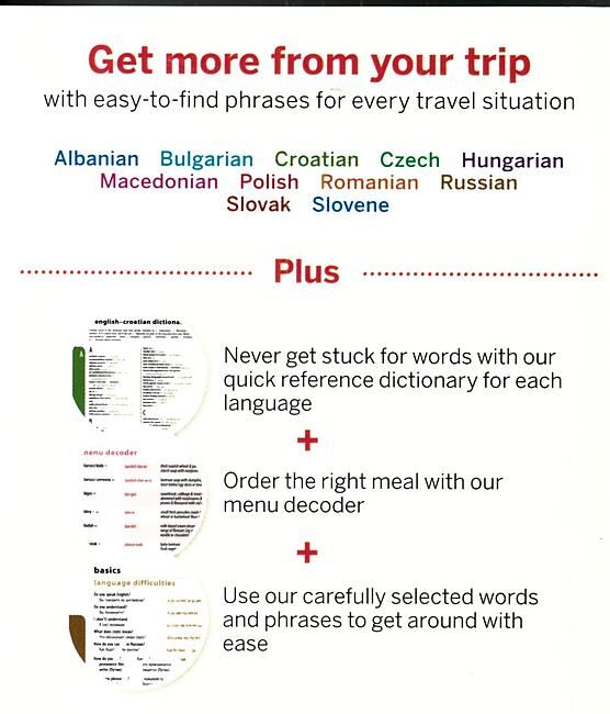 LONELY PLANET - EASTERN EUROPE PHRASEBOOK
