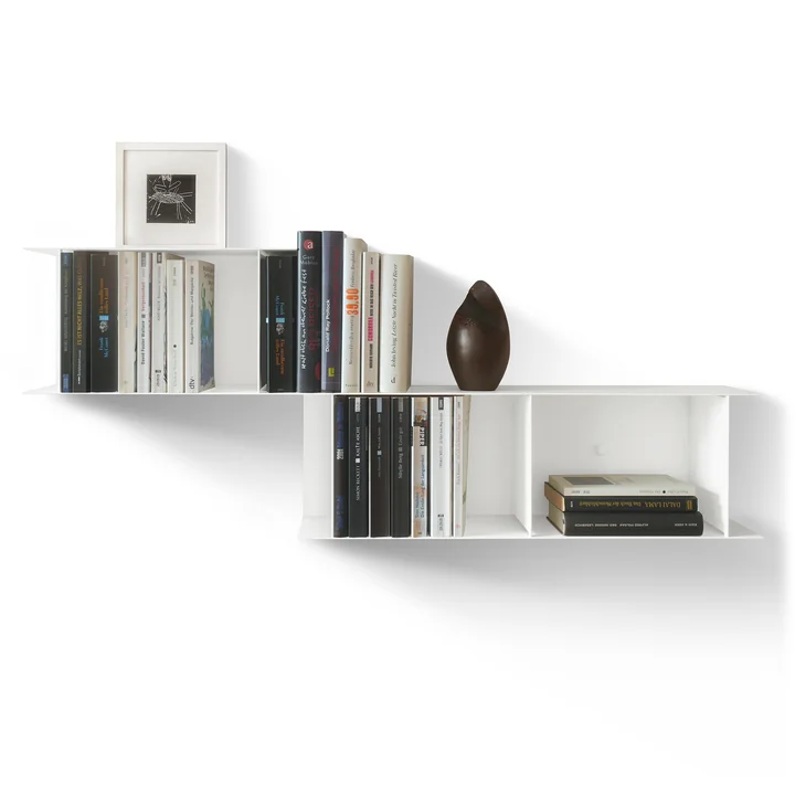 vonbox - Wandregal Blurry, weiss (RAL 9016)