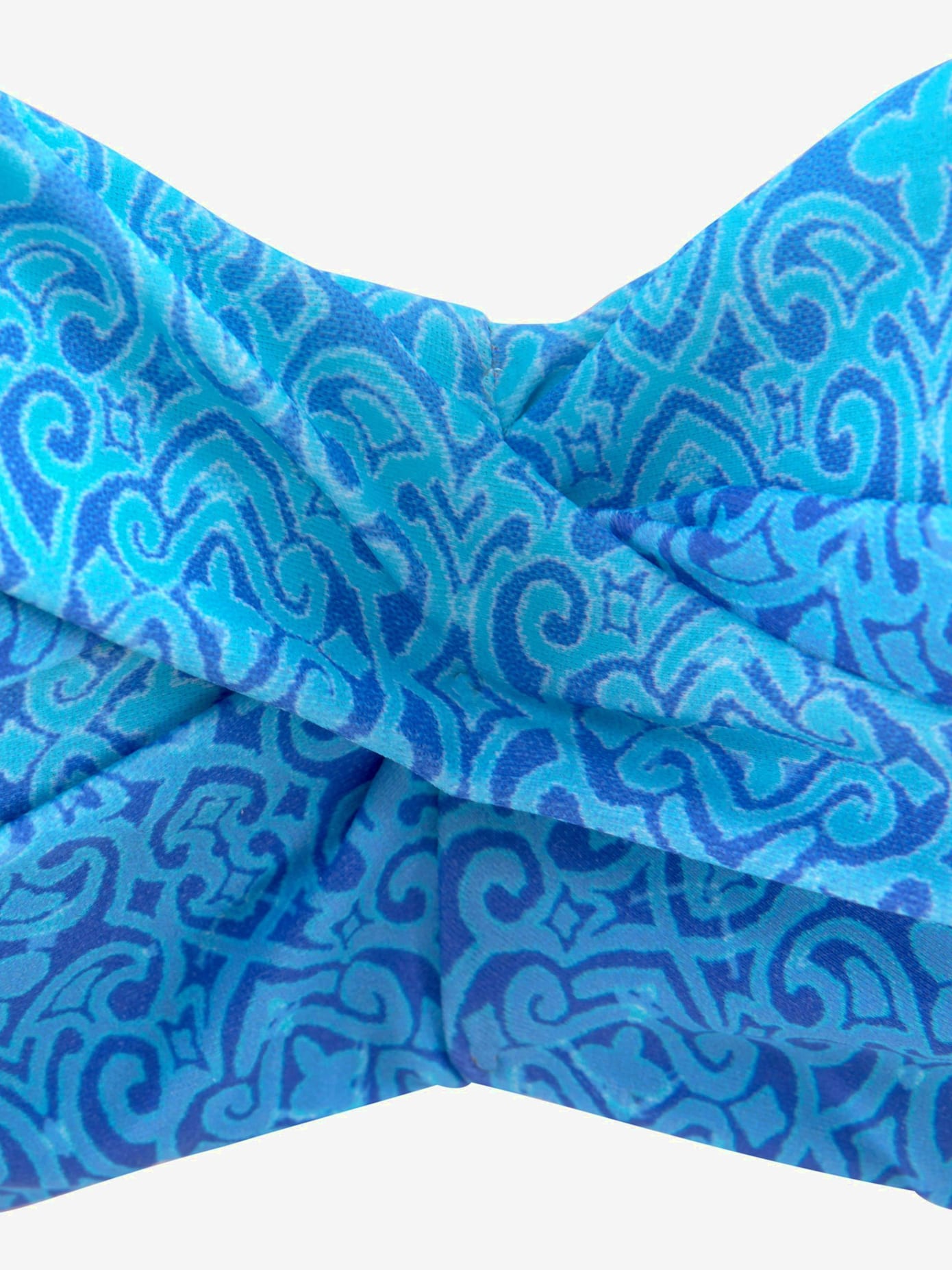 Maillot de bain bandeau à armatures look graphique