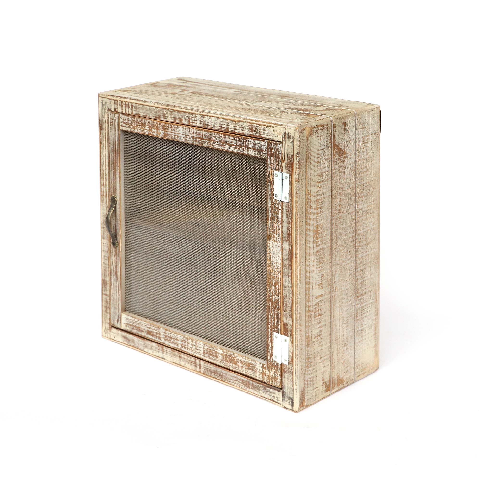 Wandschrank, Tannenholz, H 38 cm, B 38 cm, T 17 cm von fischer's lagerhaus