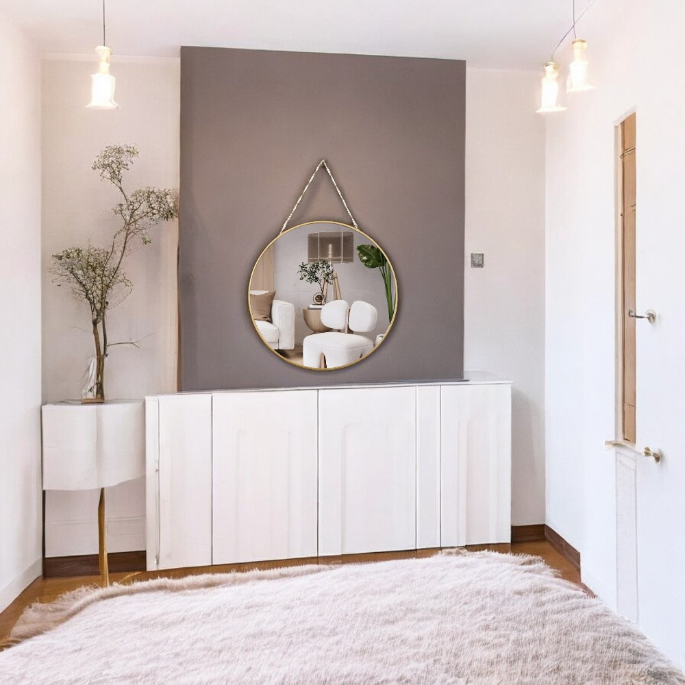 Orange85 Spiegel rond goud