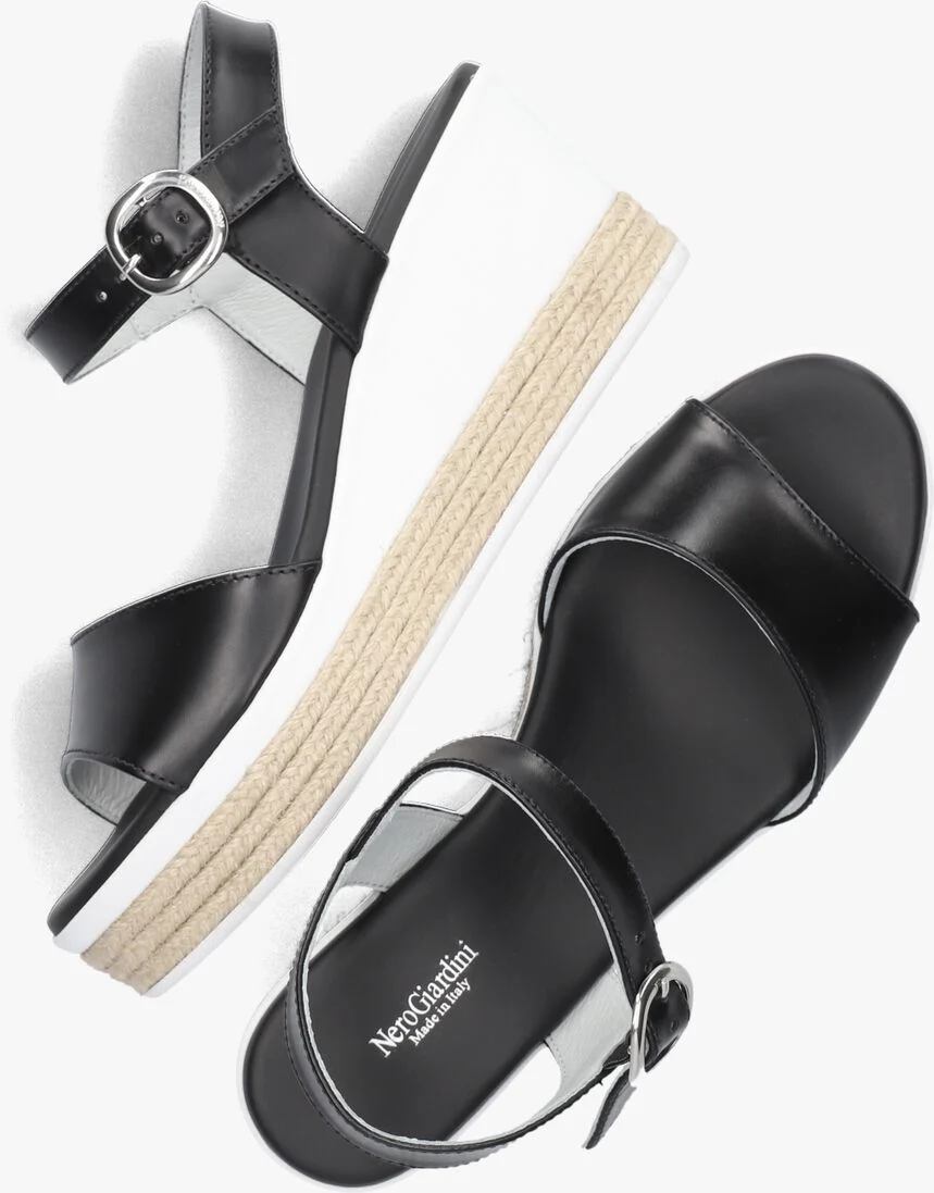 NERO GIARDINI zwarte nero giardini sandalen 410650