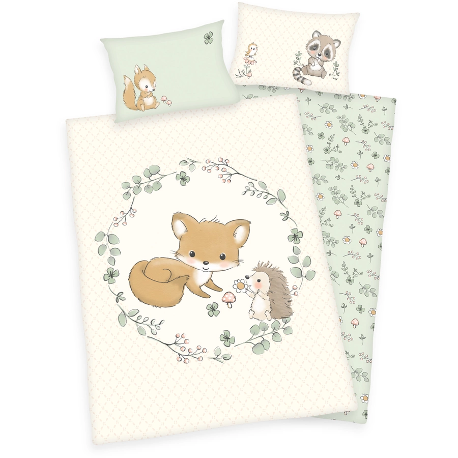 babybest® Bettwäsche Waldtiere 100x135 cm