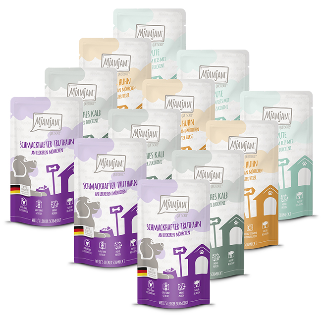 leckere Mahlzeiten Mixpaket III für deinen Hund 12 x 125g