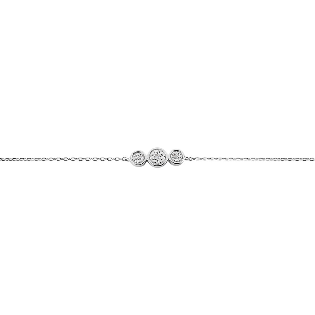 Bracelet Or Blanc Abital Diamants