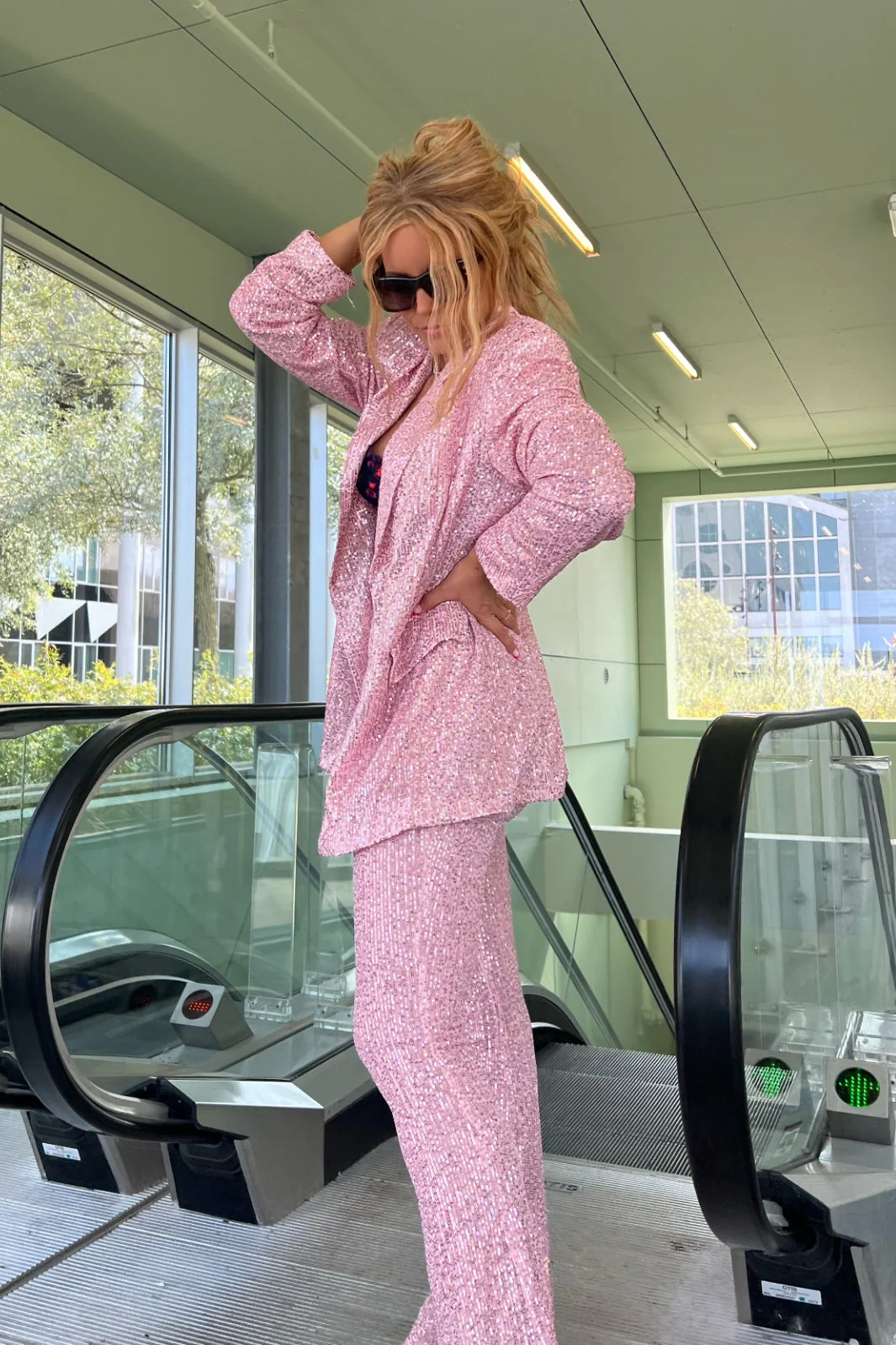 Valentin Studio Glam Pants pink