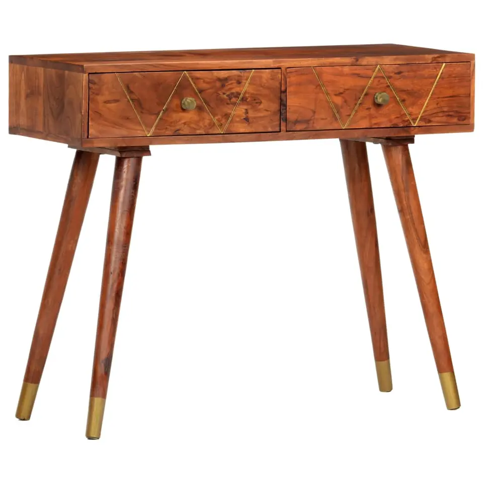 vidaXL - Console Tafel - Bruin - Acaciahout