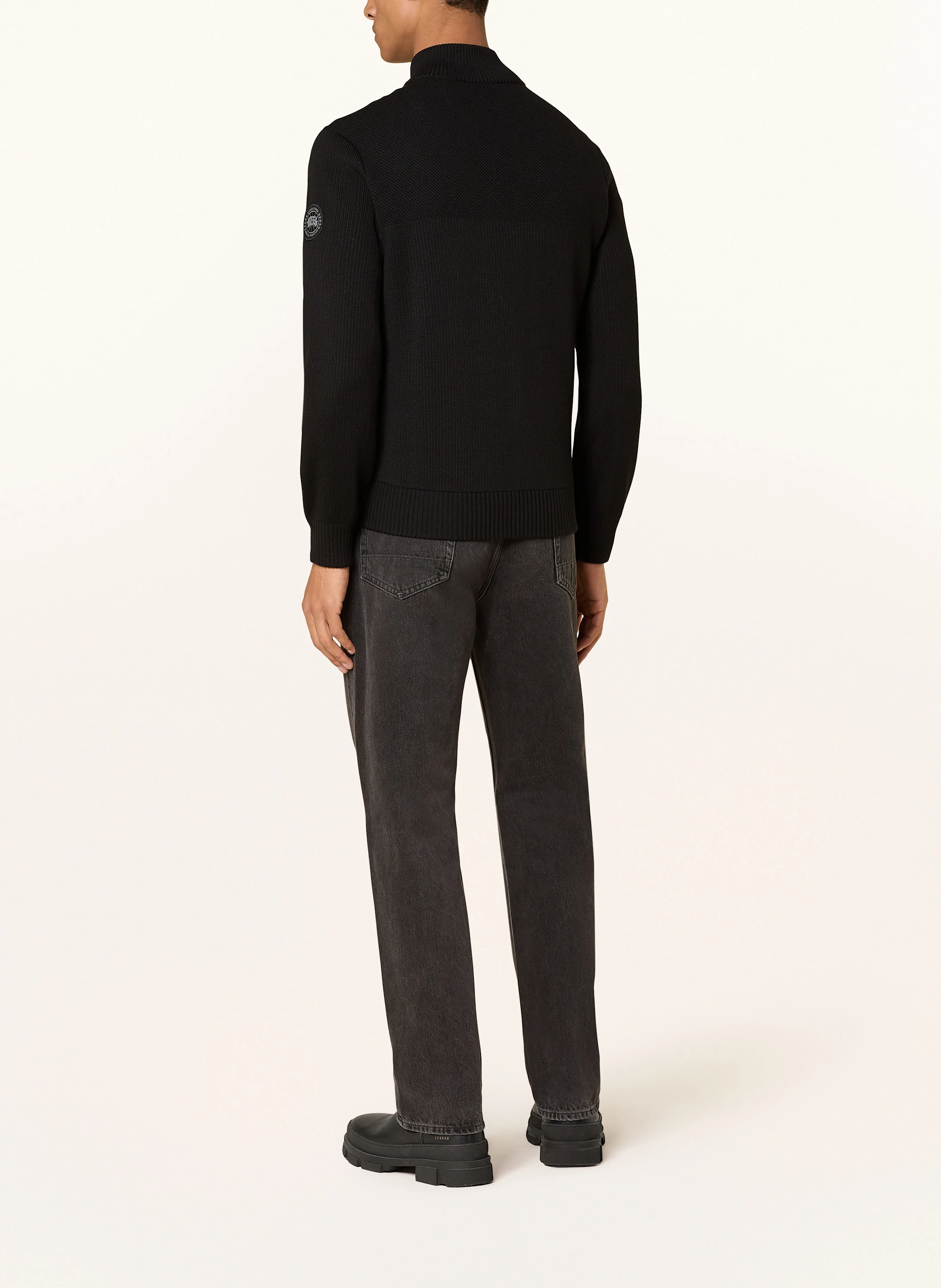 CANADA GOOSE Strickjacke HYBRIDGE im Materialmix