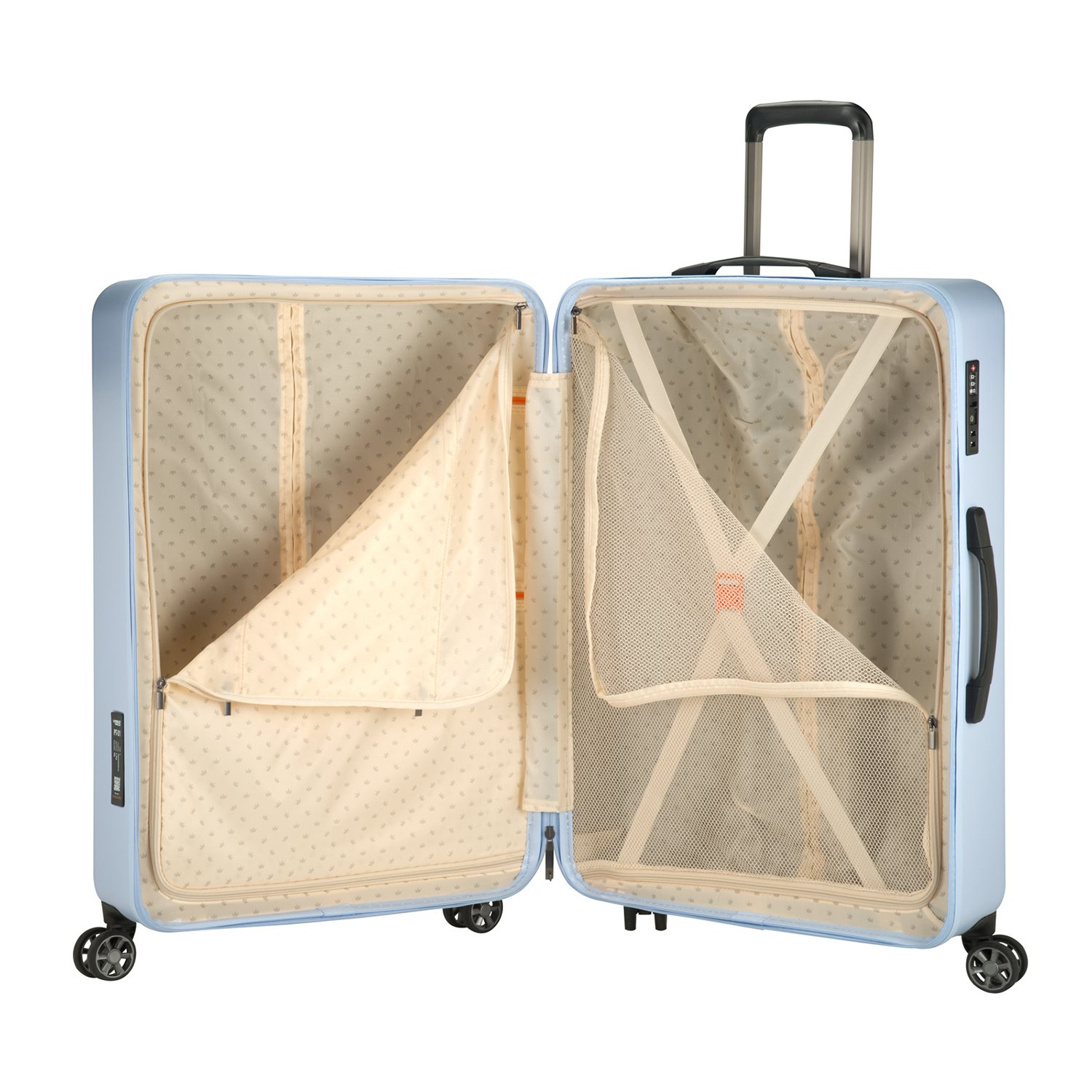 Princess Traveller PT-01 Deluxe Medium Trolley poolhouse blue