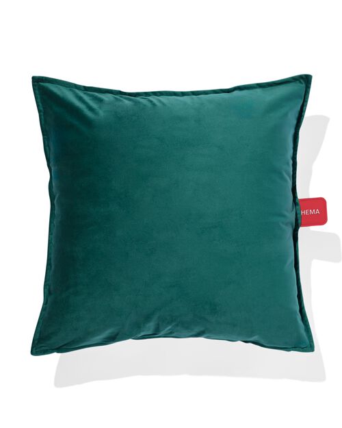 coussin chauffant rechargeable 50 x 50 cm vert - turquoise