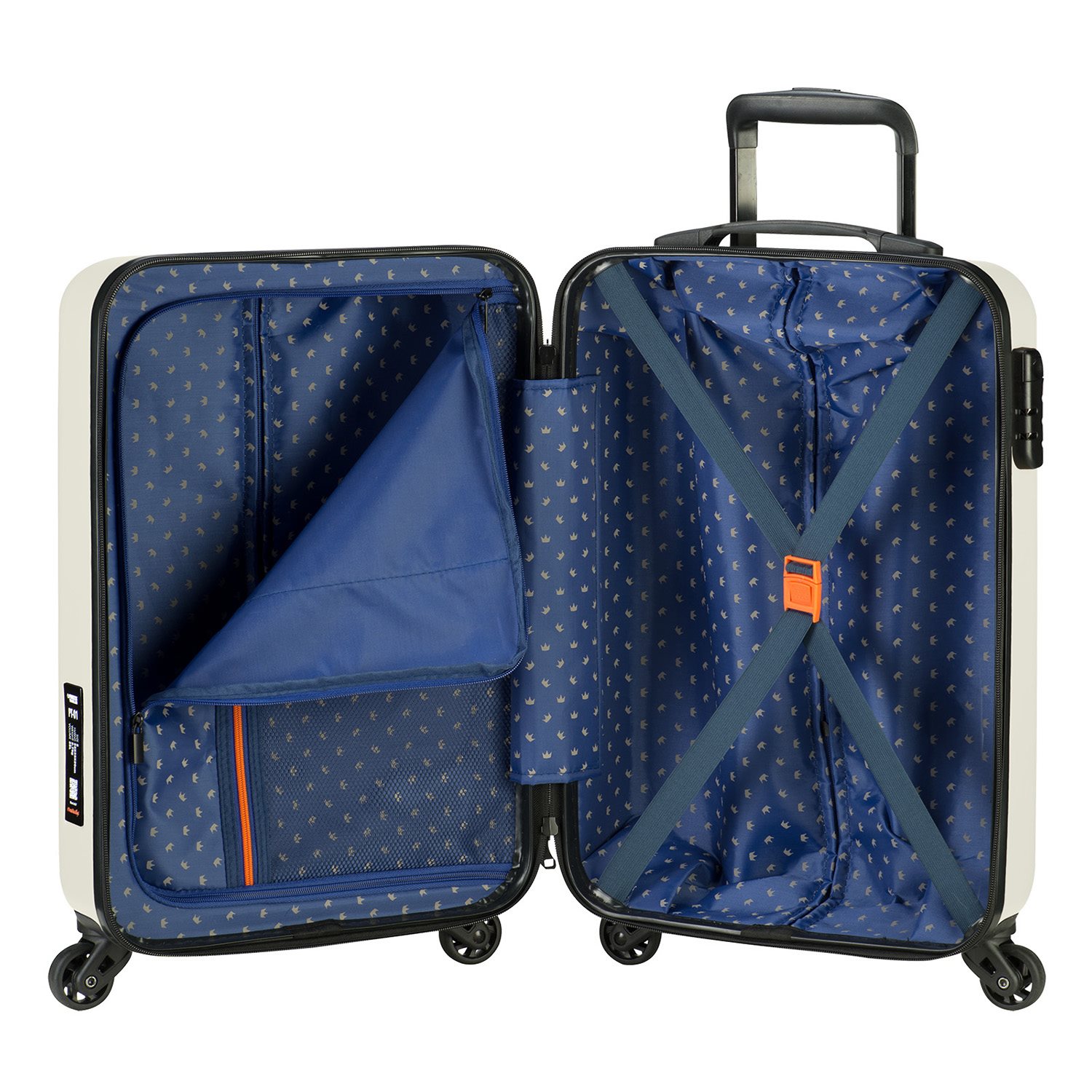 Princess Traveller PT-01 Medium Trolley pearl white