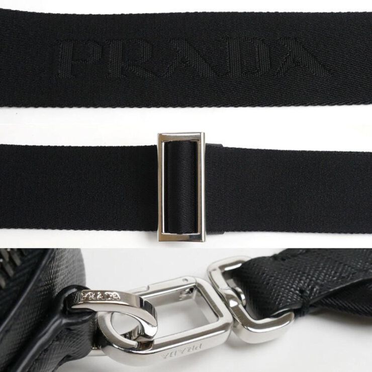 Prada Vintage Prada Crossbody Bag Black