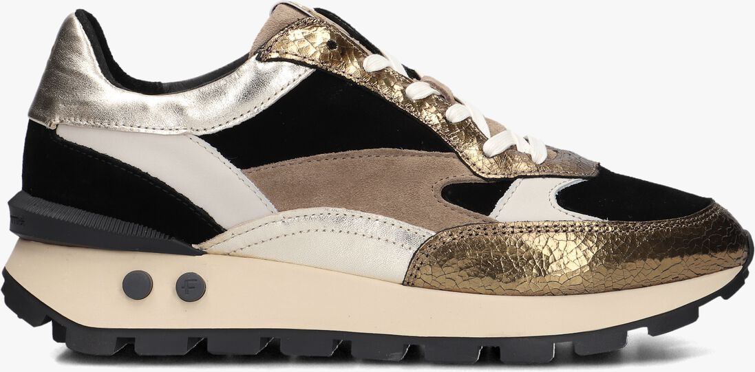 gouden floris van bommel sneakers sfw-10098 blokki