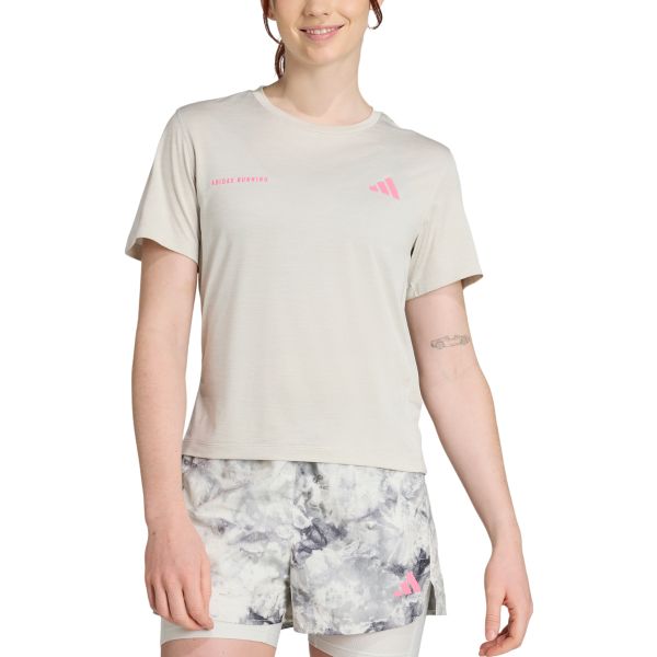 Adidas T-shirt Own the Run Melange jn9606 L Cinzento