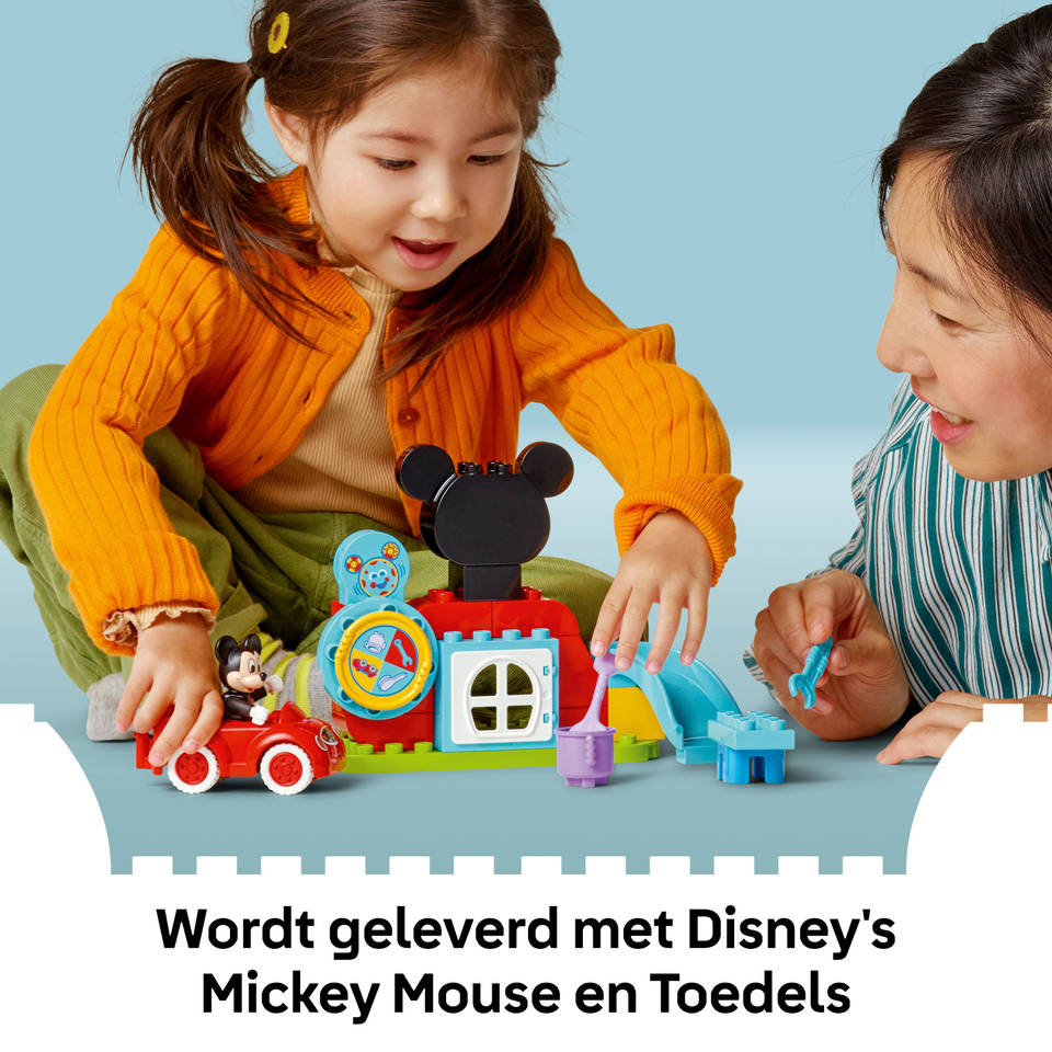 LEGO DUPLO Disney Mickey Mouse Clubhuis en auto 10454
