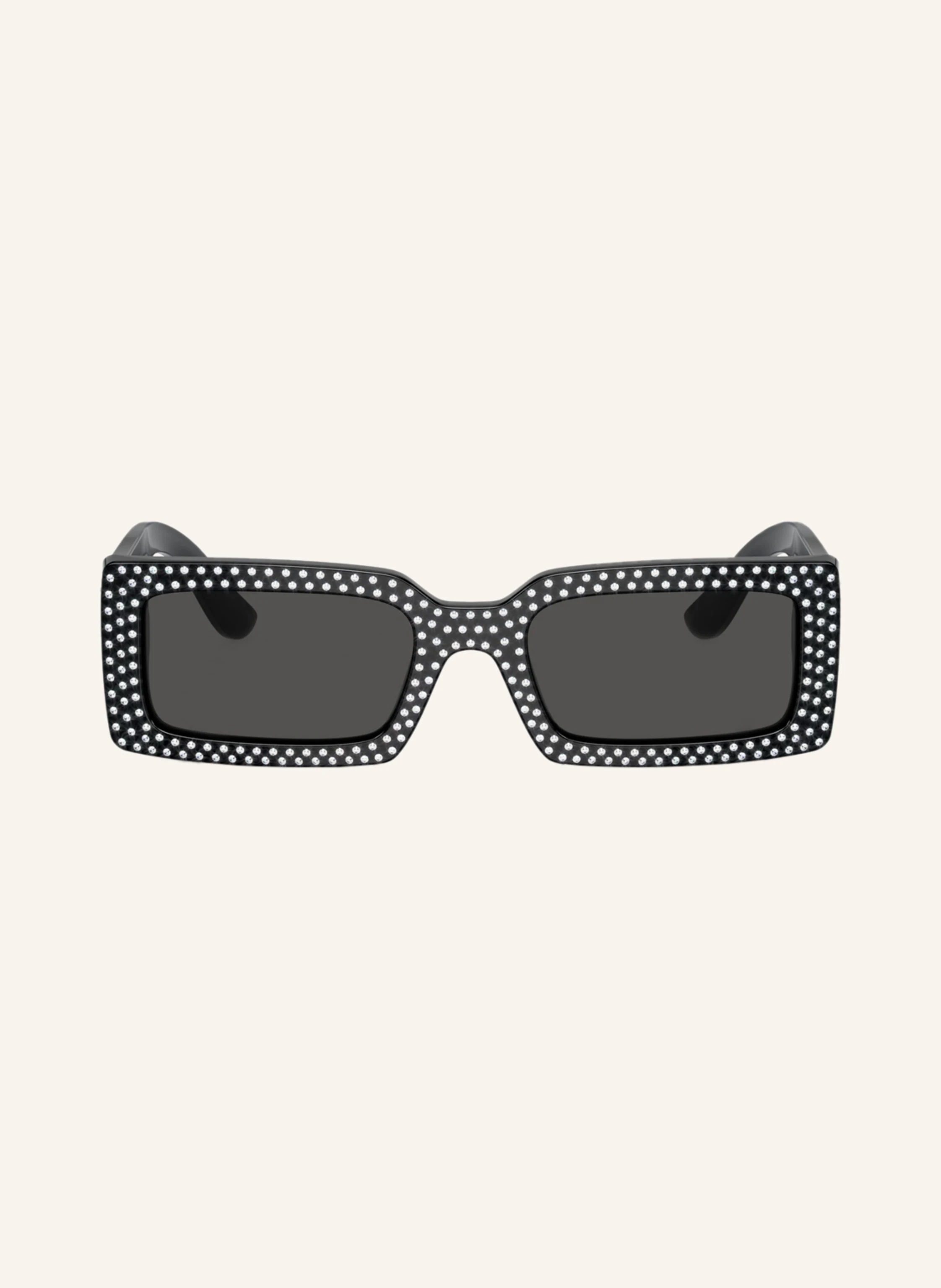 DOLCE & GABBANA Sonnenbrille DG4447B mit Schmucksteinen