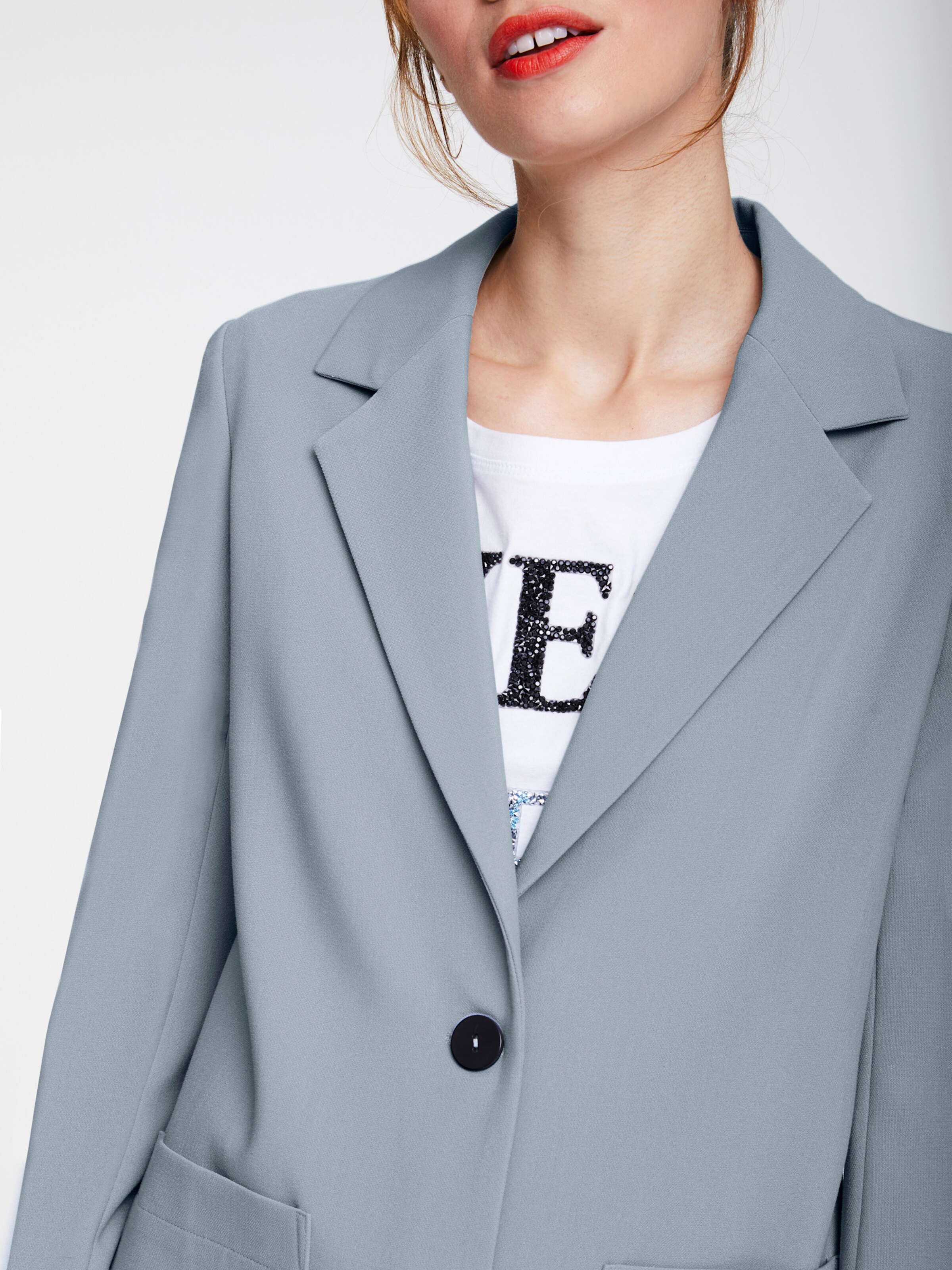 heine Longblazer in graublau