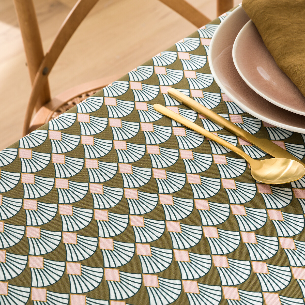 LA REDOUTE INTERIEURS<br>Toalha de mesa atoalhada estampada, Myrina