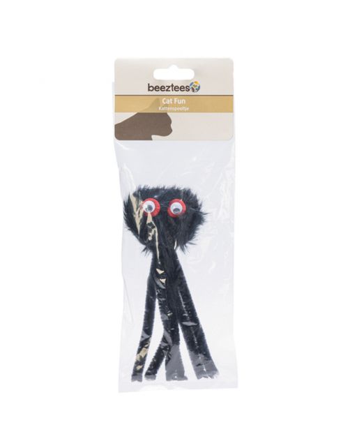 Beeztees Halloween Spin - Kattenspeelgoed - 15x6 cm Zwart