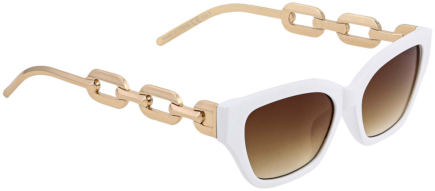 Sonnenbrille - Elegant White