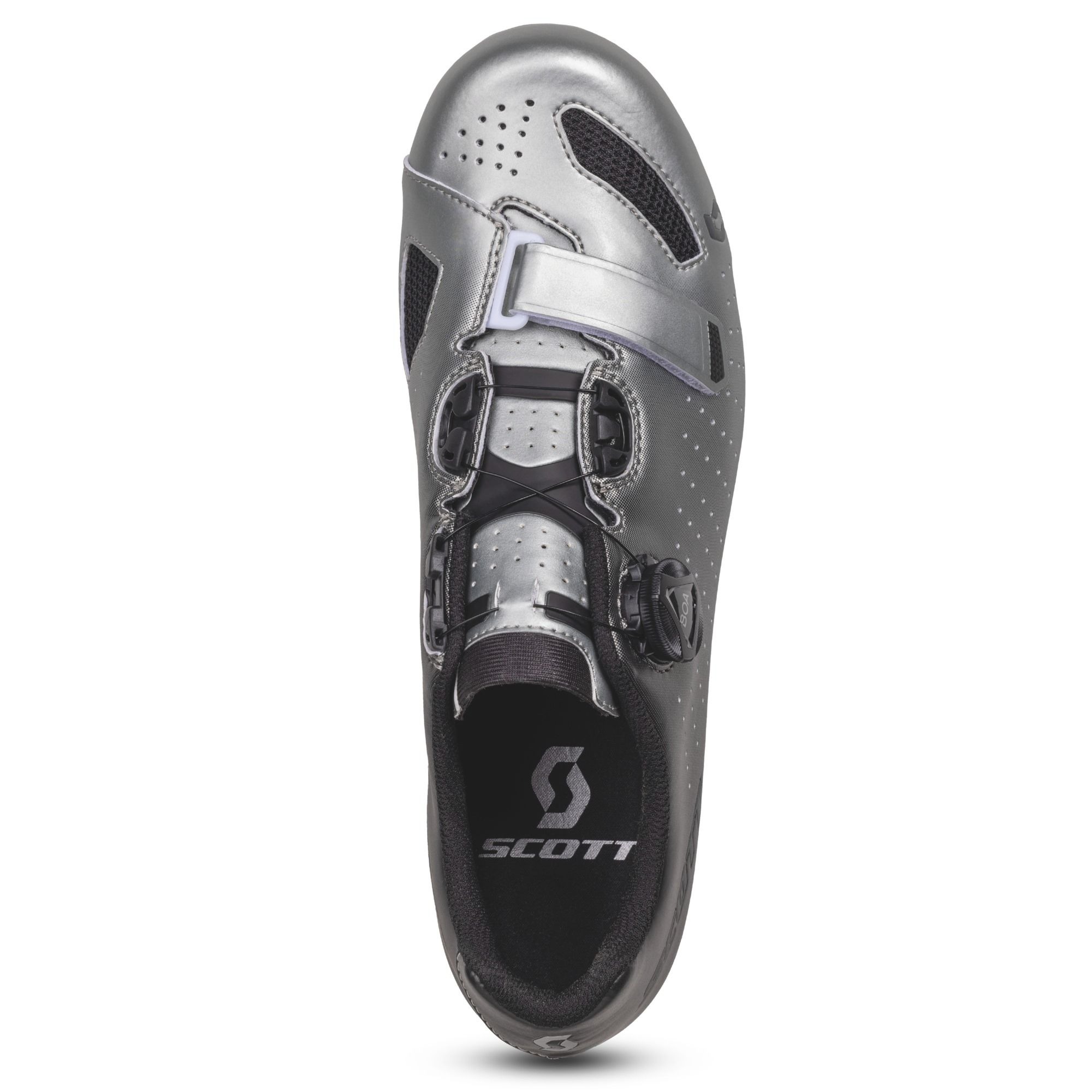 SCOTT Comp BOA cykelsko racer black fade/metallic silver herre