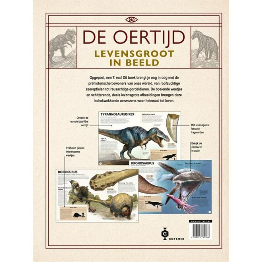 uitgeverij gottmer de oertijd levensgroot in beeld
