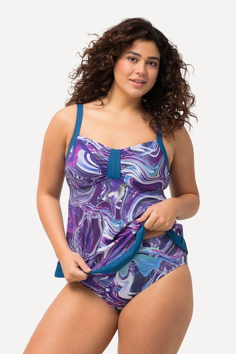Tankini, Marmormuster, Softcups