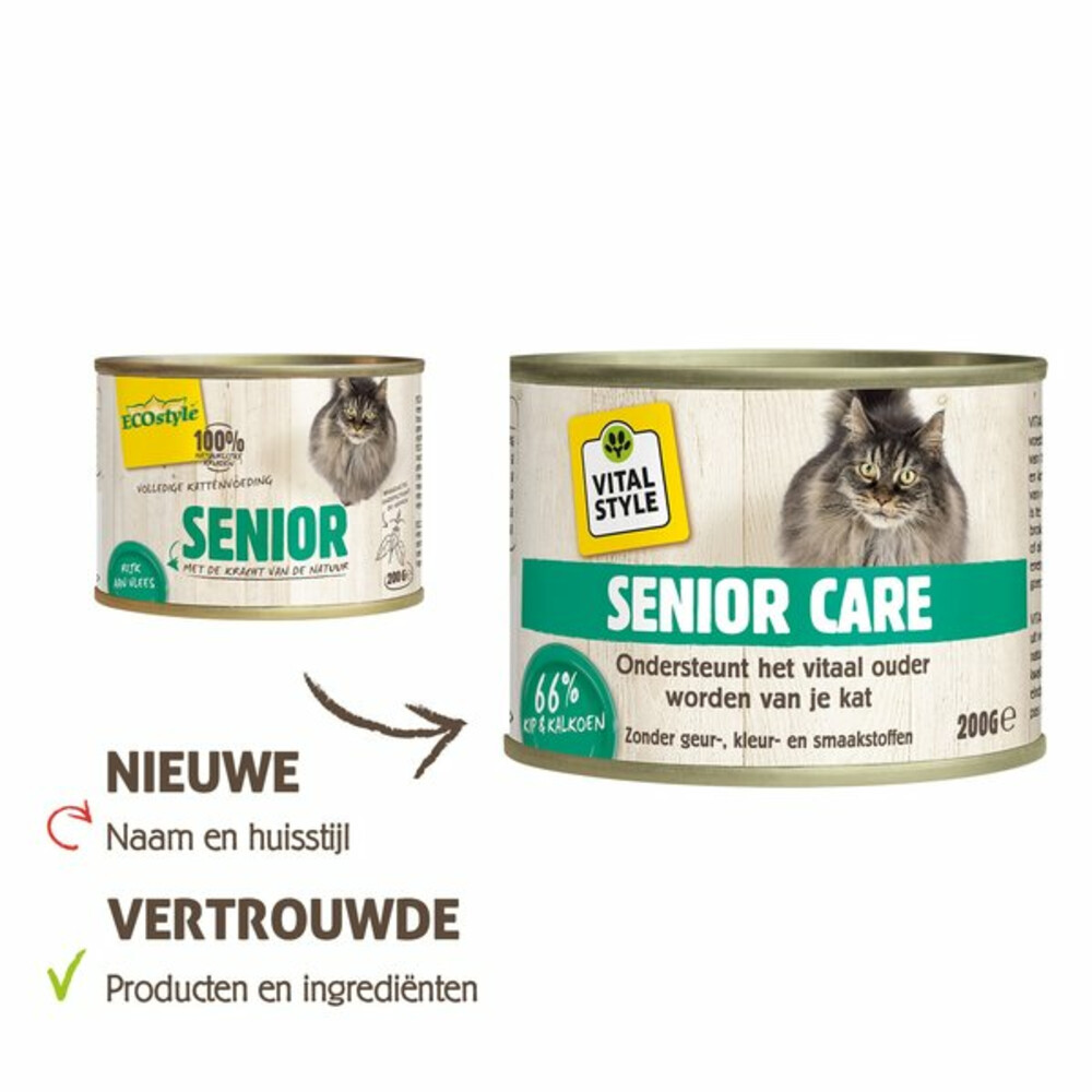 VITALstyle Kattenvoer Blik Senior200 gr