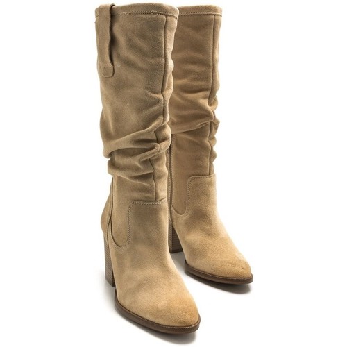 MTNG - Botas DE TACÃN MUSTANG 52304 Mujer MARRON Marrón