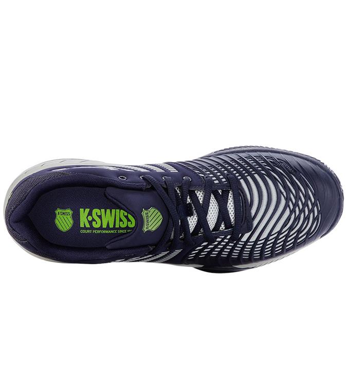 K-Swiss Men EXPRESS LIGHT 3 HB Tennisschoenen PEACOAT-GRAY-VIOLET-LIME-GREEN