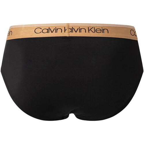 Calvin Klein Jeans - Pack De 3 Calzoncillos Elásticos De Microfibra Para Cadera Negro