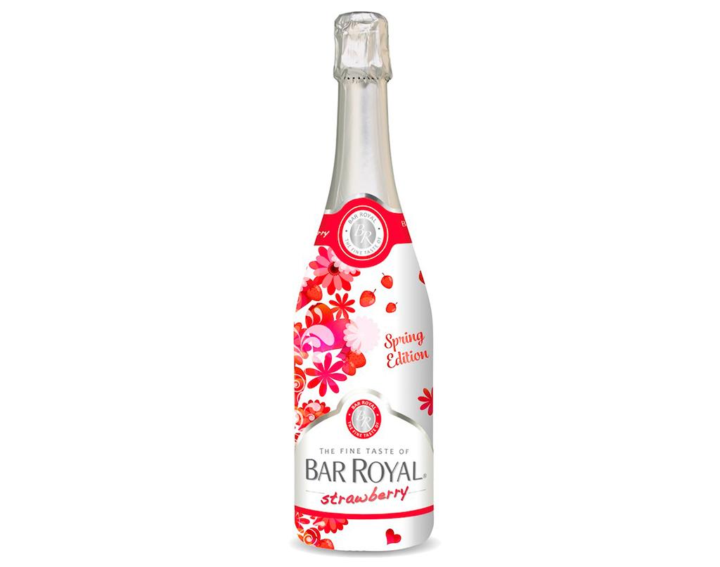 ESPUMANTE AROMATIZADO BAR ROYAL STRAWBERRY 0.75L