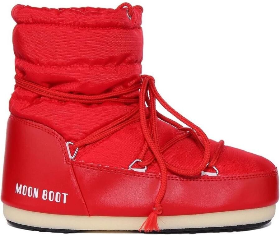 MOON BOOT Snowboots Light Low Nylon Maat: 37 38 Materiaal: Textiel Kleur: Rood