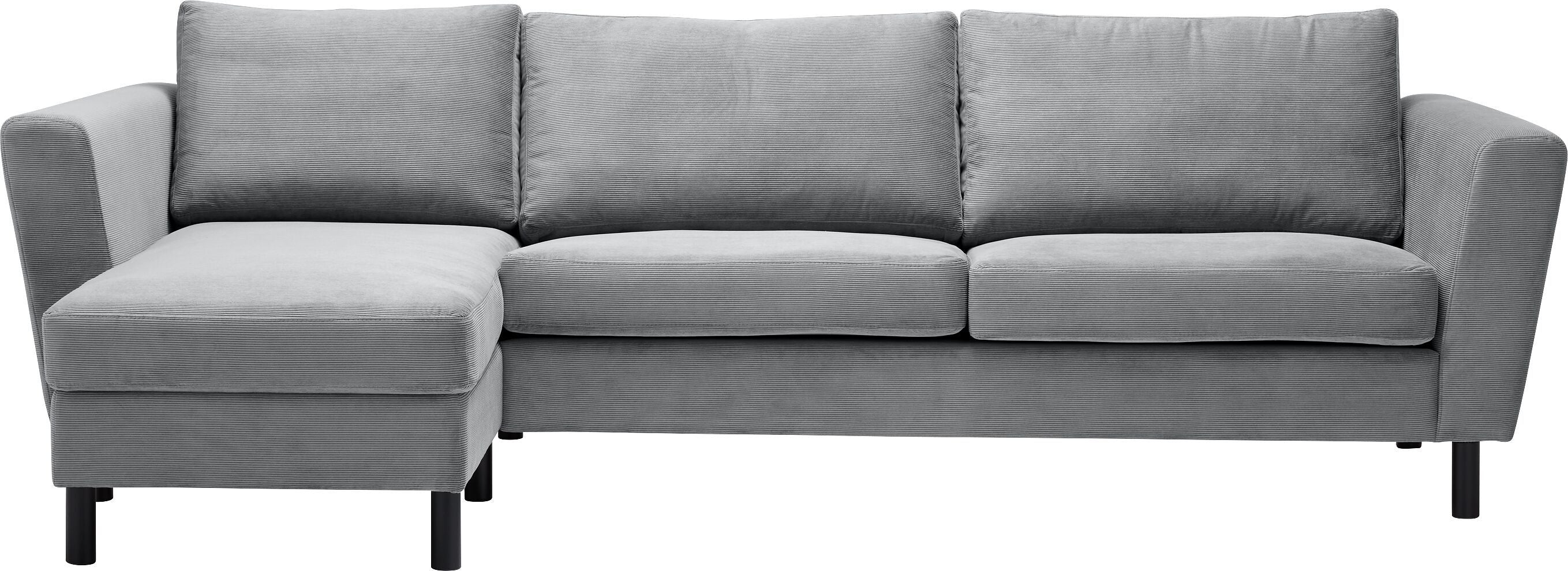 DIENER Ecksofa - Hellgrau / B: 235.0 cm x T: 156.0 cm x H: 81.0 cm
