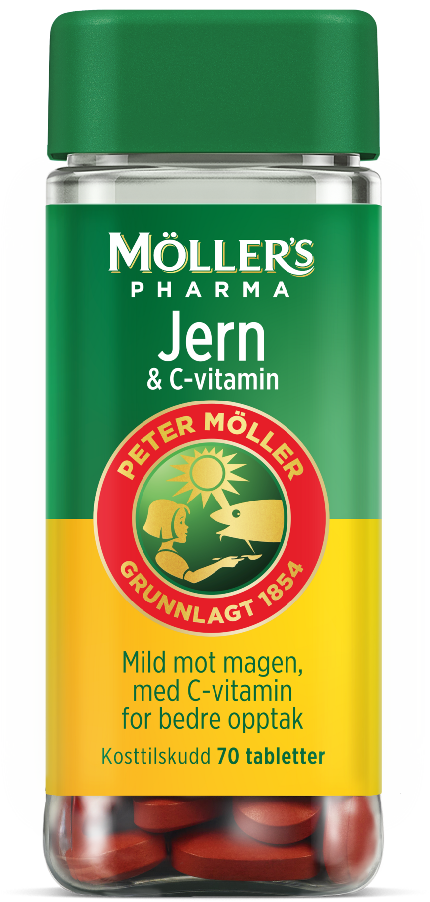 Möller's Pharma Jern og C-vitamin 70 tabletter