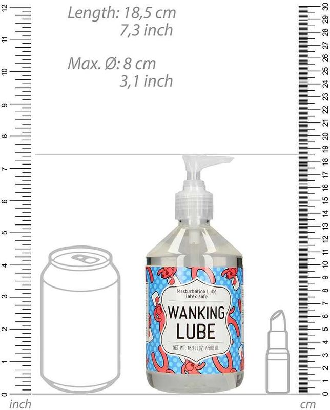 Masturbatie Glijmiddel - Wanking Lube - 500 Ml7423522548578