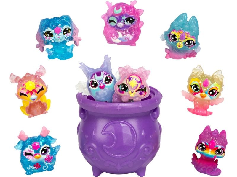 moose Magic Mixies Minis S1 9er-Pack assortiert Magische Plüschtier-Figuren in Minigrösse zum Sammeln, Spielen und Tauschen