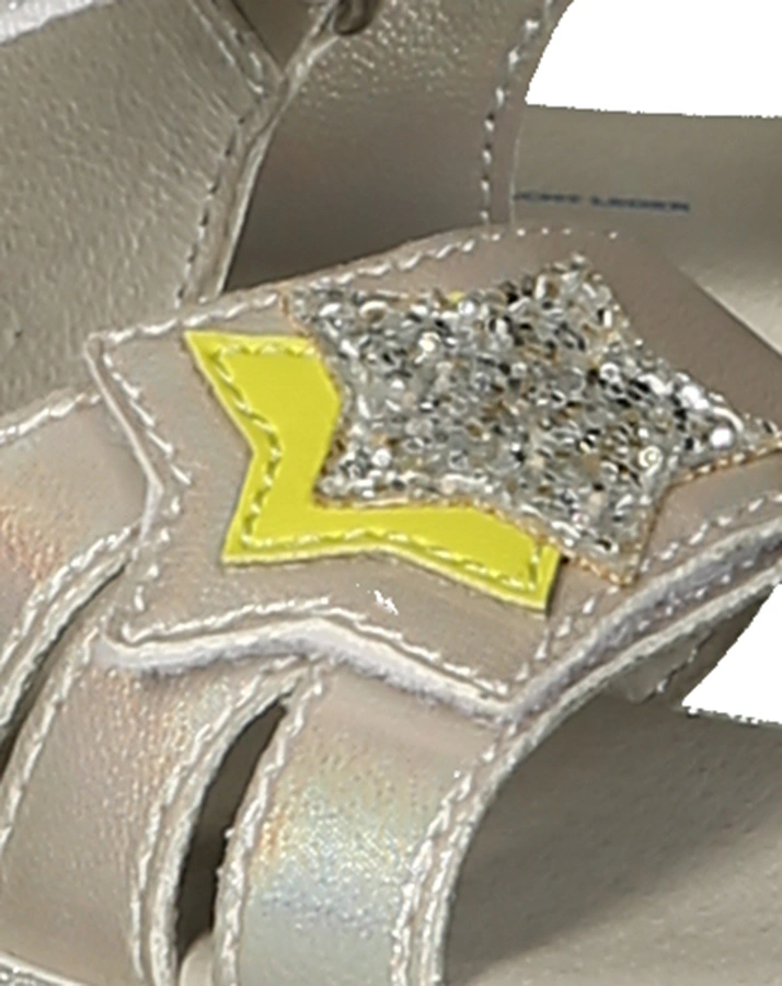 Sandalen LUCINDA GLITTER in silber metallic