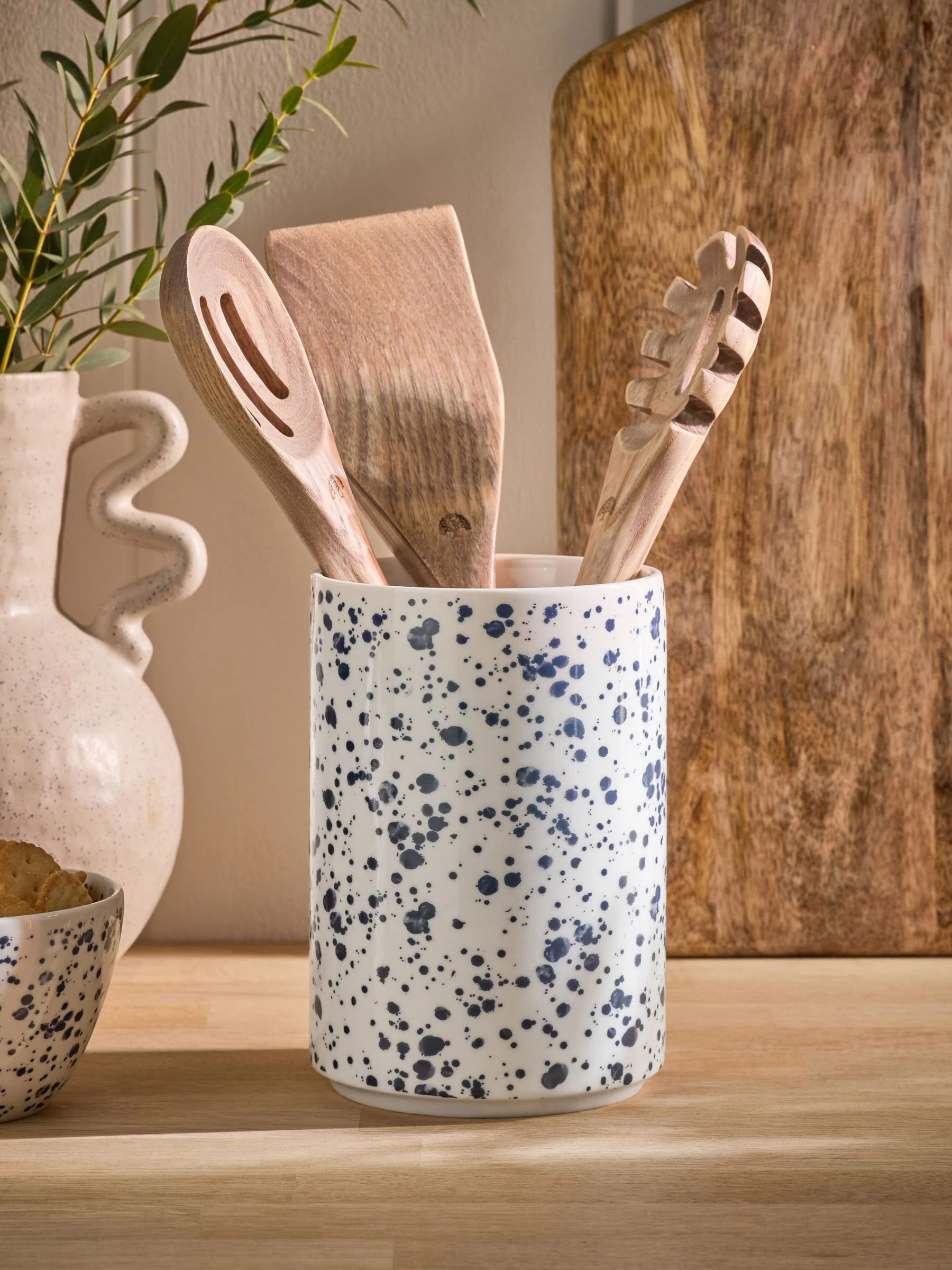 Speckle Utensil Pot