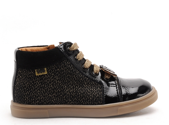 Gbb boots bottine enfant chouby noir