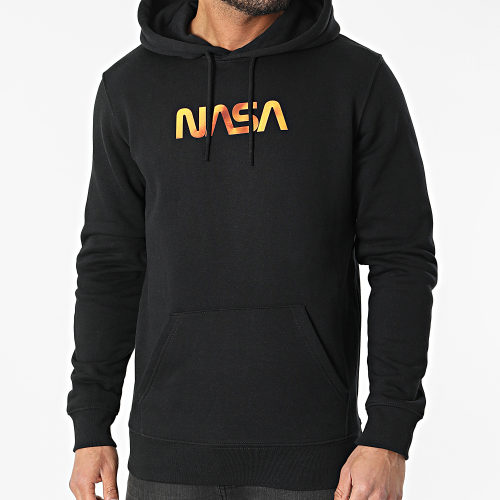 Sweat Capuche Skid Holo Laser Noir Iridescent