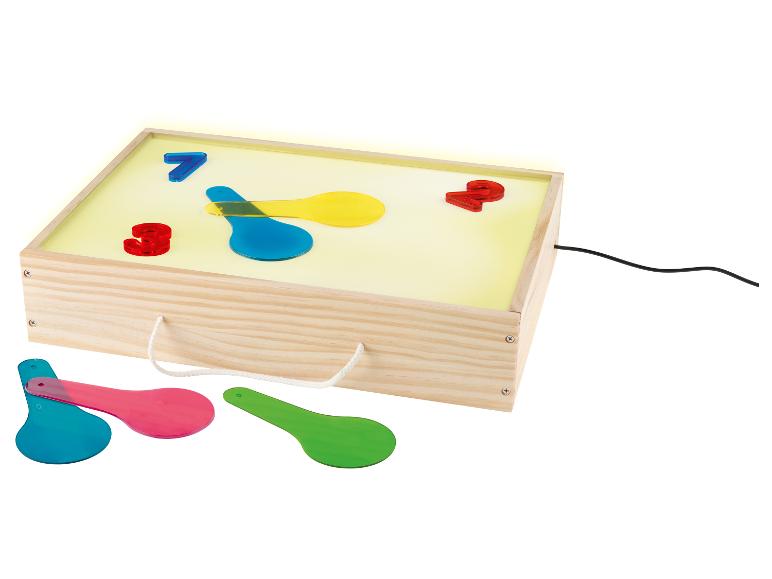 Houten lichtbox
