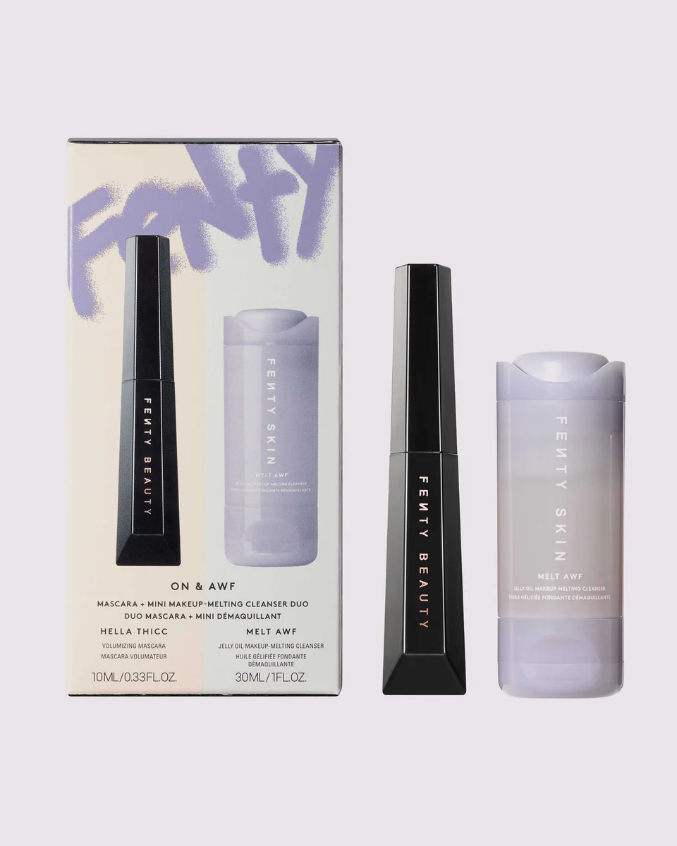 On & Awf Mascara + Mini Makeup-Melting Cleanser Duo
