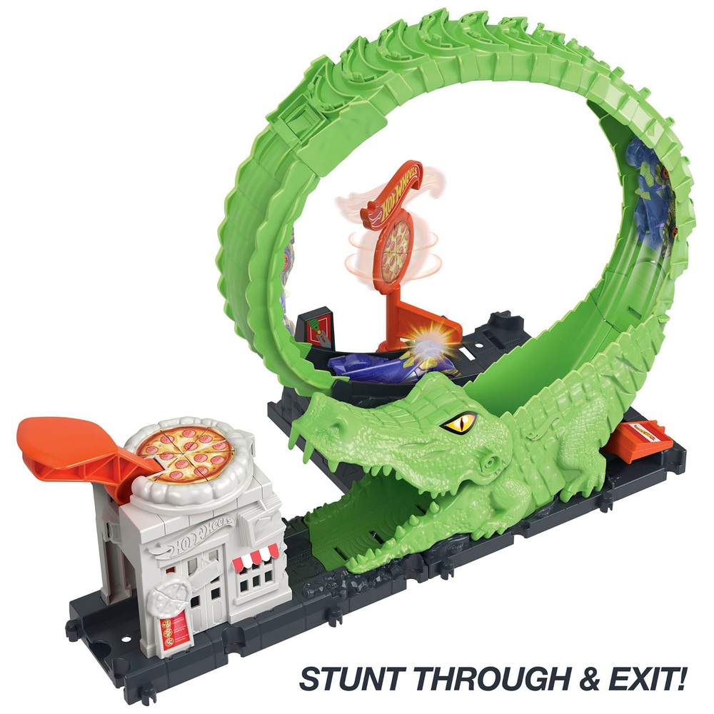 Hot Wheels City Gator Loop Attack Spielset