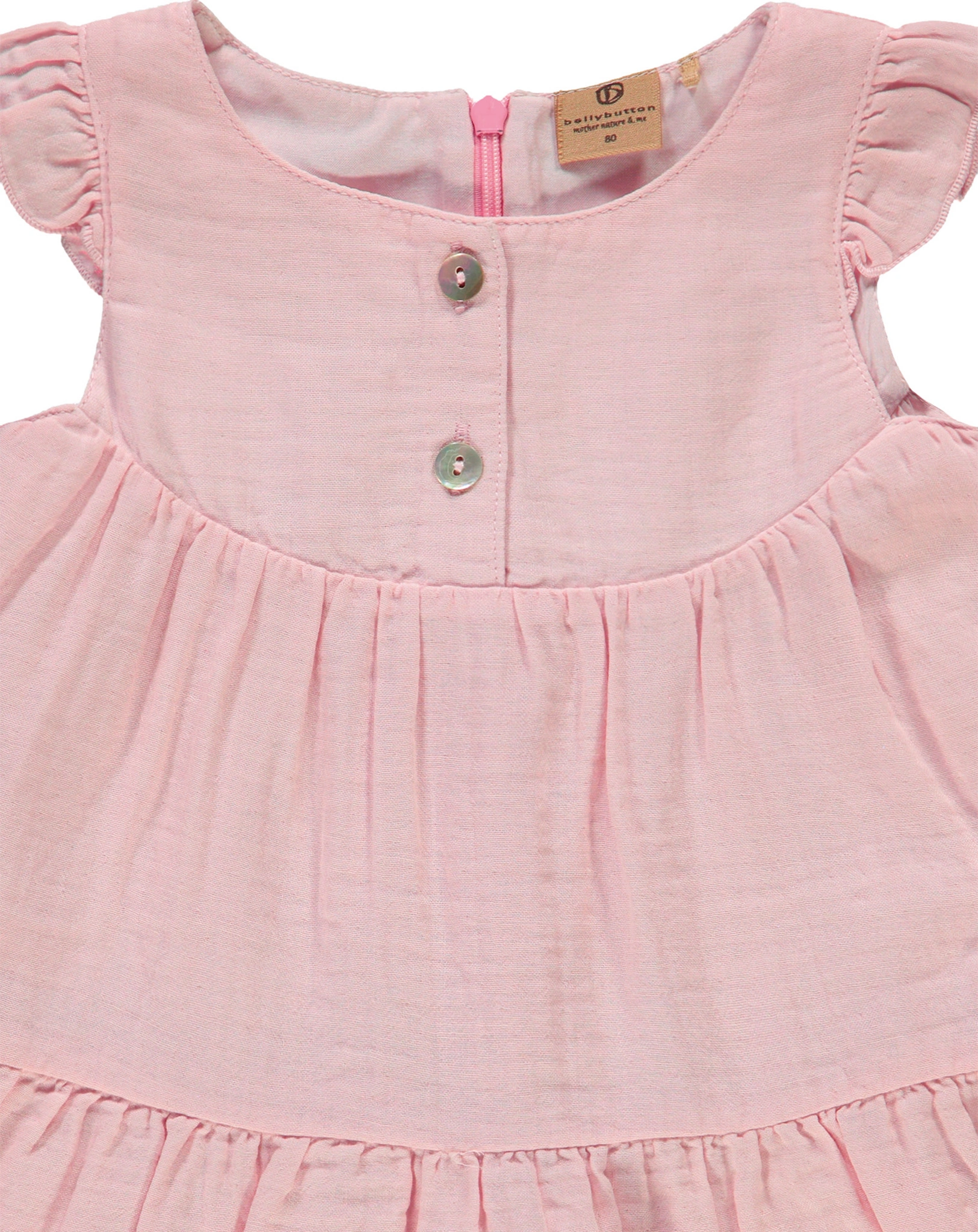 Kleid PEONY mit Flügelärmeln in rose
