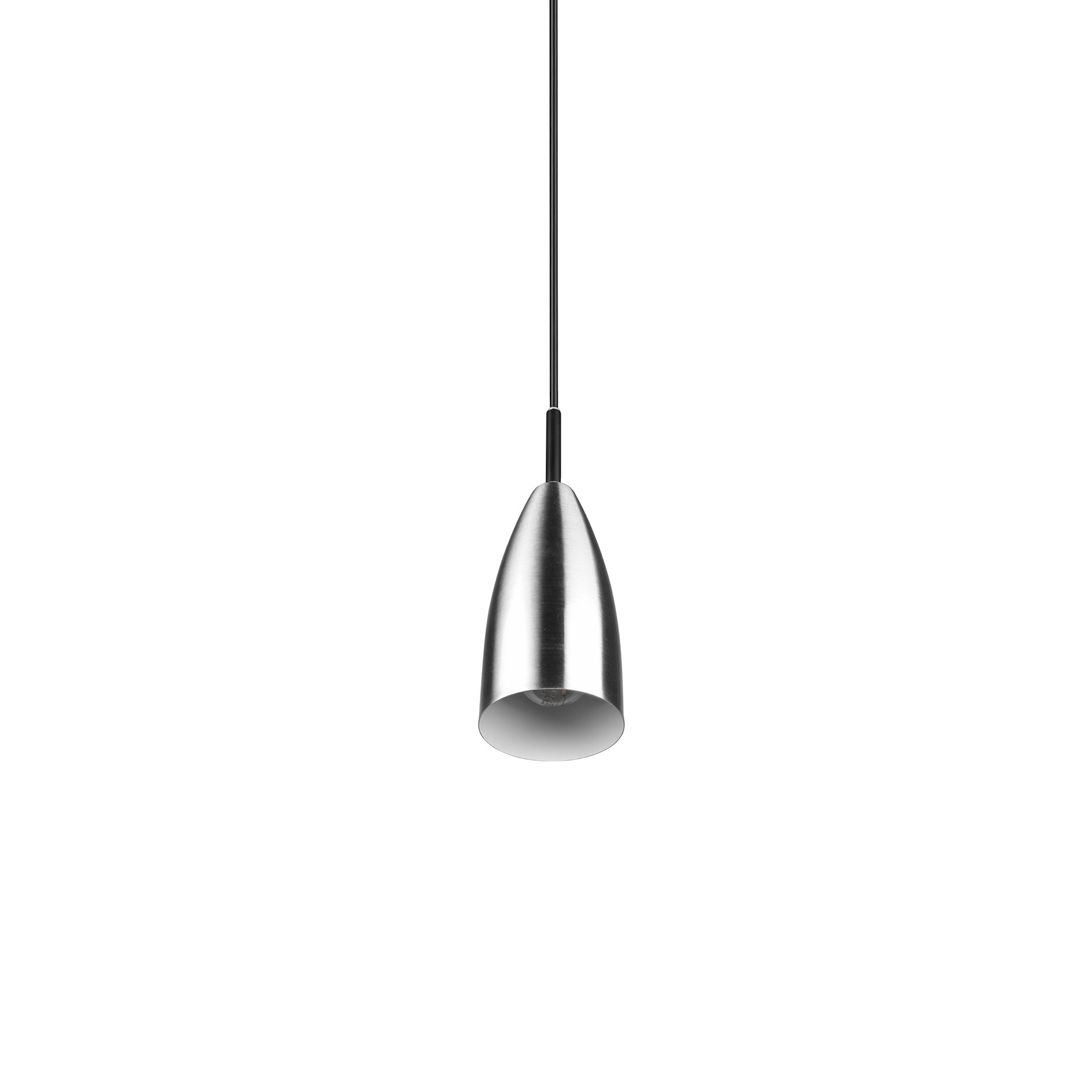 Pendelleuchte - Nickel matt - 150 cm